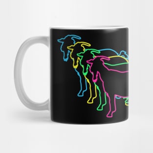 Goat 80s Neon Mug